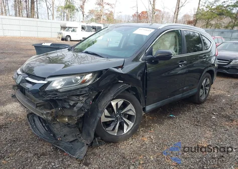 2015 Honda Cr-V Touring z USA, uszkodzony, nr VIN 5J6RM4H9XFL045101